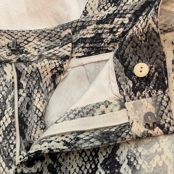 Zara Lightweight Snakeskin Pants, Size Small - Picture 8 of 9
